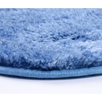 Коврик WasserKraft Wern BM-2503 Dark Blue, напольный, цвет - темно-синий, 90 х 55 см