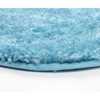 Коврик WasserKraft Wern BM-2594, напольный, цвет - бирюзовый, 55 х 55 см