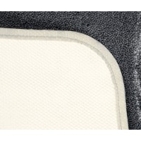 Коврик WasserKraft Eidar BM-3302, напольный, 75 х 45 см, серый/черный
