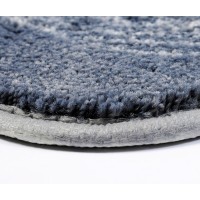 Коврик WasserKraft Eidar BM-3302, напольный, 75 х 45 см, серый/черный