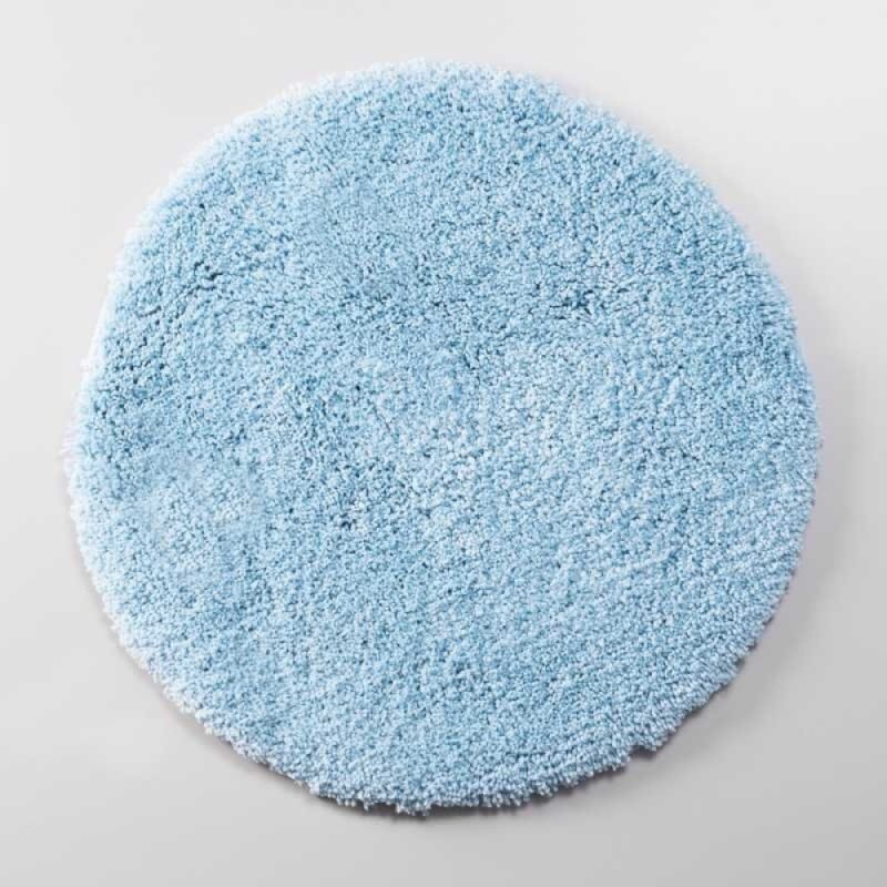 Коврик WasserKraft Dill BM-3916, Crystal Blue напольный, цвет - голубой, 60 х 60 см