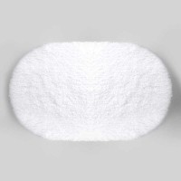 Коврик WasserKraft Dill BM-3940, Bright White напольный, цвет - белый, 60 х 100 см