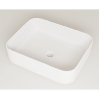 Раковина Iddis Bridge BRIWM05i27 50 см, накладная, белый матовый