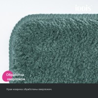 Коврик для ванной комнаты Iddis Base BSQL06Mi12, 70 x 120 см, темно-зеленый