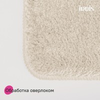 Коврик для ванной комнаты Iddis Base BTLT01Mi12, 50 x 50 см, бежевый