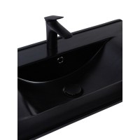 BOND BV0288 Чёрный донный клапан с переливом для раковины