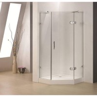 Душевой уголок Timo BY-839/100C, 100 х 100 х 200 см, стекло прозрачное