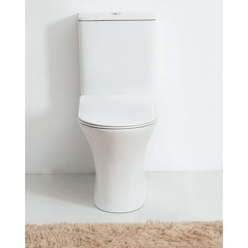 Напольный унитаз Orange, безободковый, крышка микролифт, белый, C01-000W