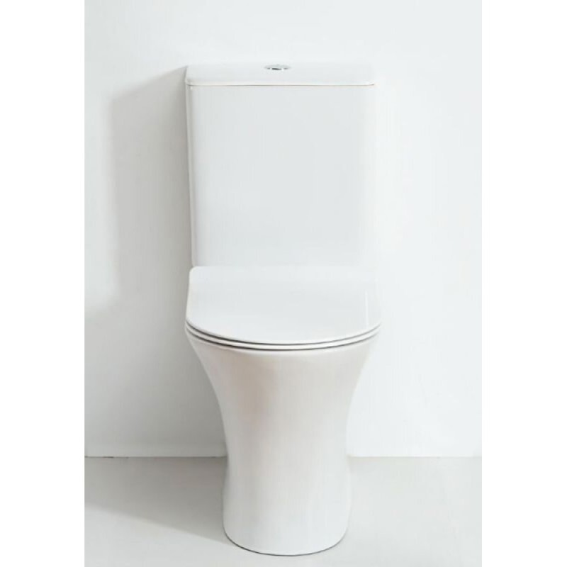 Напольный унитаз Orange, безободковый, крышка микролифт, белый, C01-000W