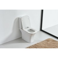 Напольный унитаз Orange, безободковый, крышка микролифт, белый, C02-000W