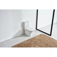 Напольный унитаз Orange, безободковый, крышка микролифт, белый, C02-000W