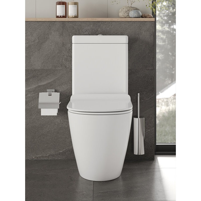 Напольный унитаз Orange, крышка микролифт, белый, C05-000W