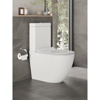 Напольный унитаз Orange, крышка микролифт, белый, C05-000W