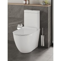Напольный унитаз Orange, крышка микролифт, белый, C05-000W