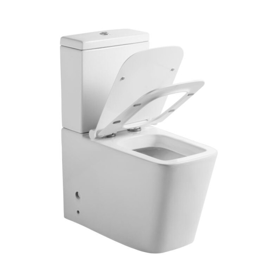 Напольный унитаз Orange, крышка микролифт, белый, C06-000w