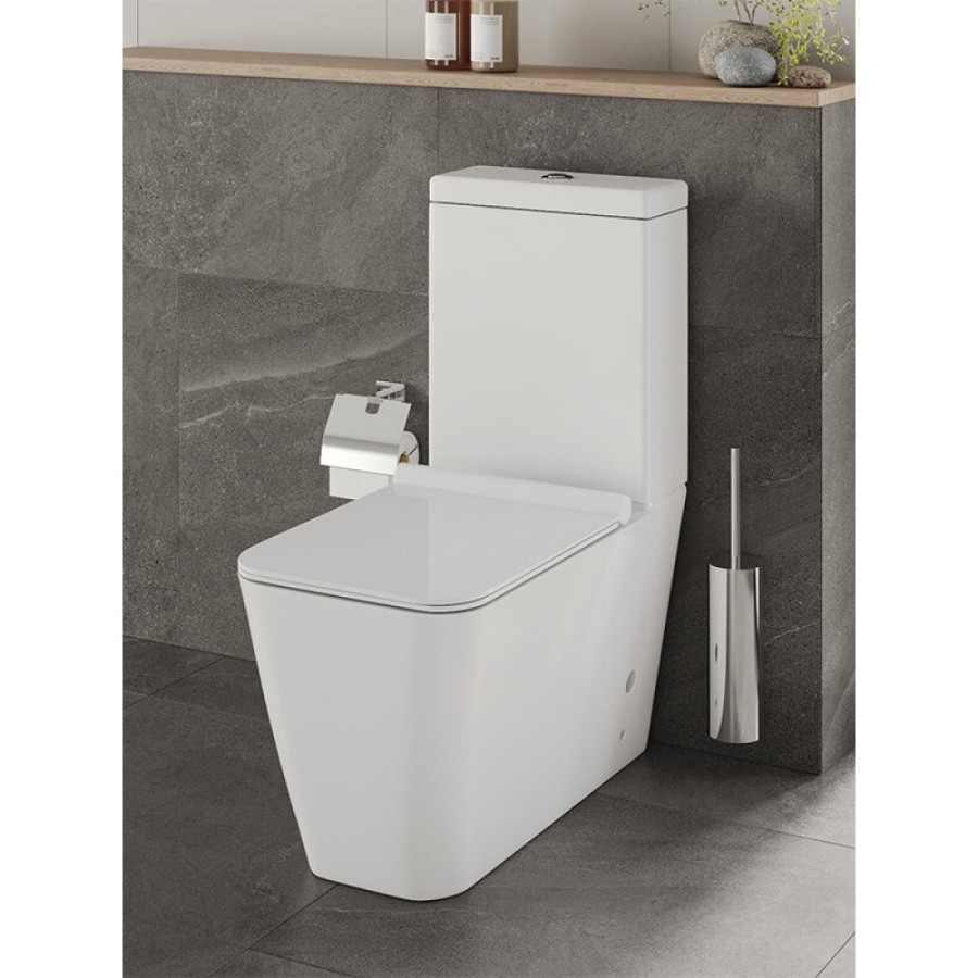 Напольный унитаз Orange, крышка микролифт, белый, C06-000w