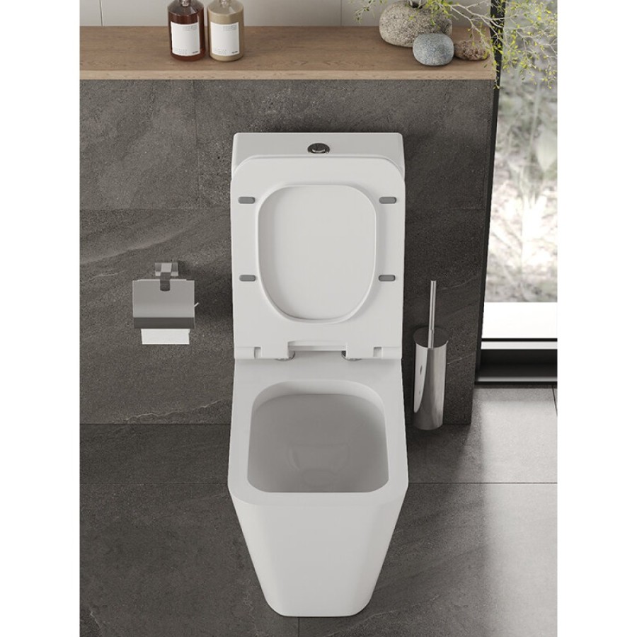 Напольный унитаз Orange, крышка микролифт, белый, C06-000w