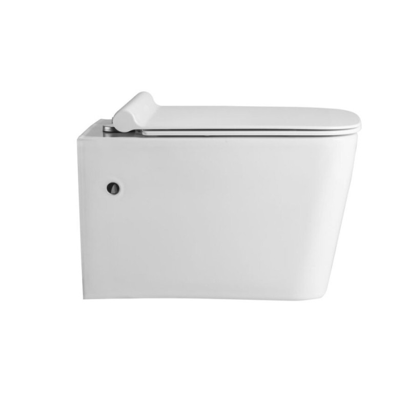 Подвесной унитаз Orange, крышка микролифт, белый, C06-100W