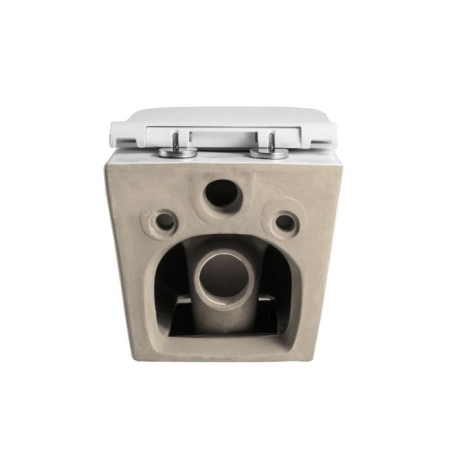 Подвесной унитаз Orange, крышка микролифт, белый, C06-100W