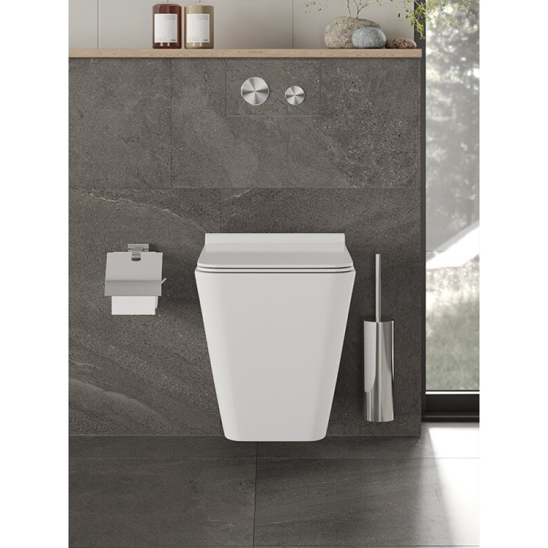 Подвесной унитаз Orange, крышка микролифт, белый, C06-100W