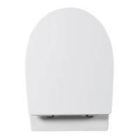 Подвесной унитаз Orange C07-150W, безободковый, крышка микролифт, смыв Tornado, белый