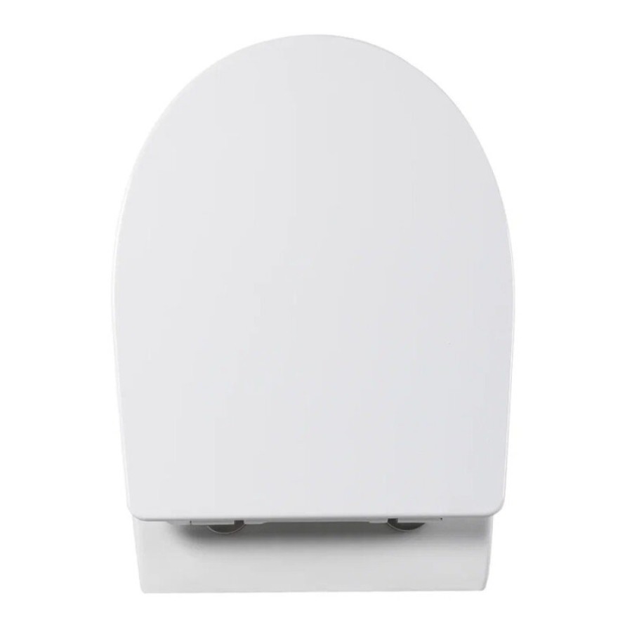 Подвесной унитаз Orange C07-150W, безободковый, крышка микролифт, смыв Tornado, белый