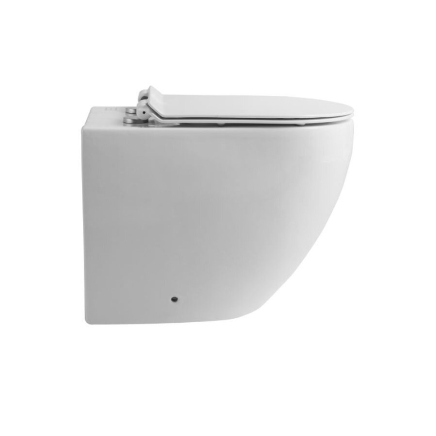 Приставной унитаз Orange, крышка микролифт, белый, C07-200w