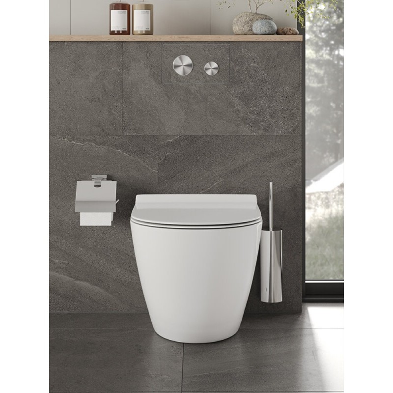 Приставной унитаз Orange, крышка микролифт, белый, C07-200w