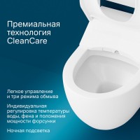 Подвесной унитаз AM.PM Awe C111739SC с электронной крышкой-биде CleanCare