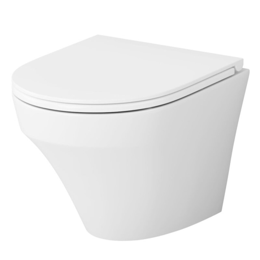 Подвесной унитаз Am.Pm Inspire C501700WH безободковый (FlashClean)