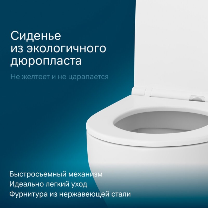 Унитаз подвесной AM.PM Spirit V 2.0 FlashClean C701700SC, крышка-микролифт