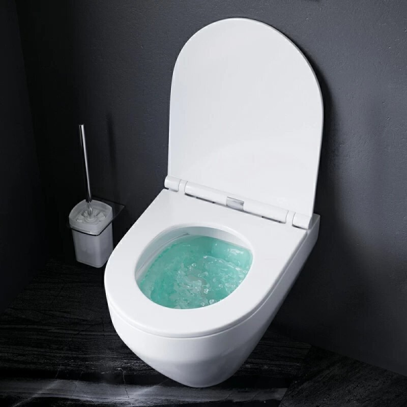 Подвесной унитаз AM.PM Spirit FlashClean C701700WH 2.0, безободковый
