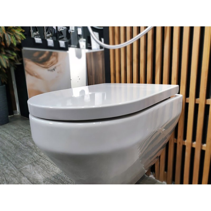 Подвесной унитаз AM.PM Spirit FlashClean C701700WH 2.0, безободковый