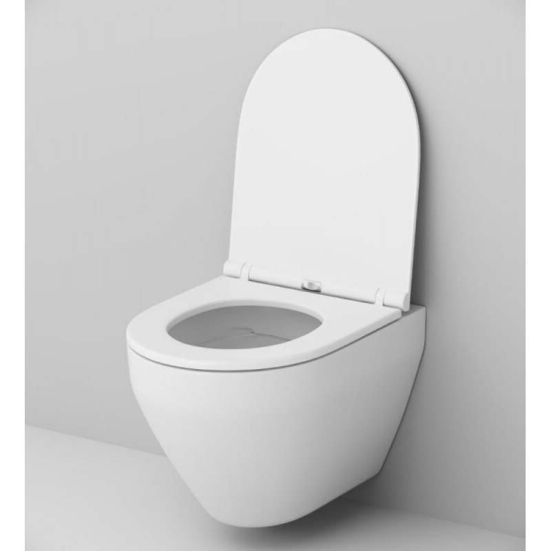 Подвесной унитаз AM.PM Spirit FlashClean C701700WH 2.0, безободковый