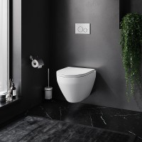 Подвесной унитаз AM.PM Spirit FlashClean C701700WH 2.0, безободковый