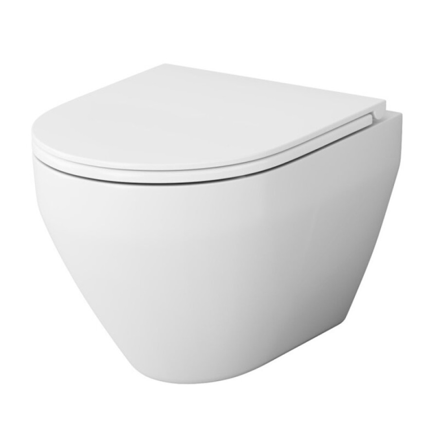 Подвесной унитаз AM.PM Spirit FlashClean C701700WH 2.0, безободковый