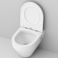 Унитаз подвесной AM.PM Spirit 2.0 C701738WH, цвет белый