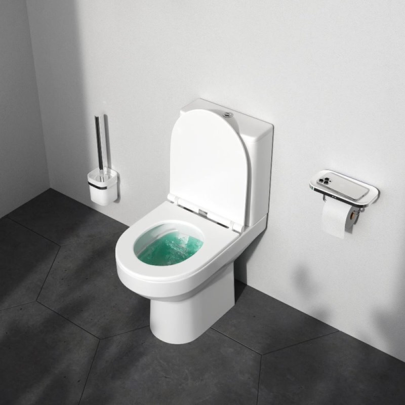 Напольный унитаз Am.Pm Spirit C708600WH FlashClean V2.0, безободковый