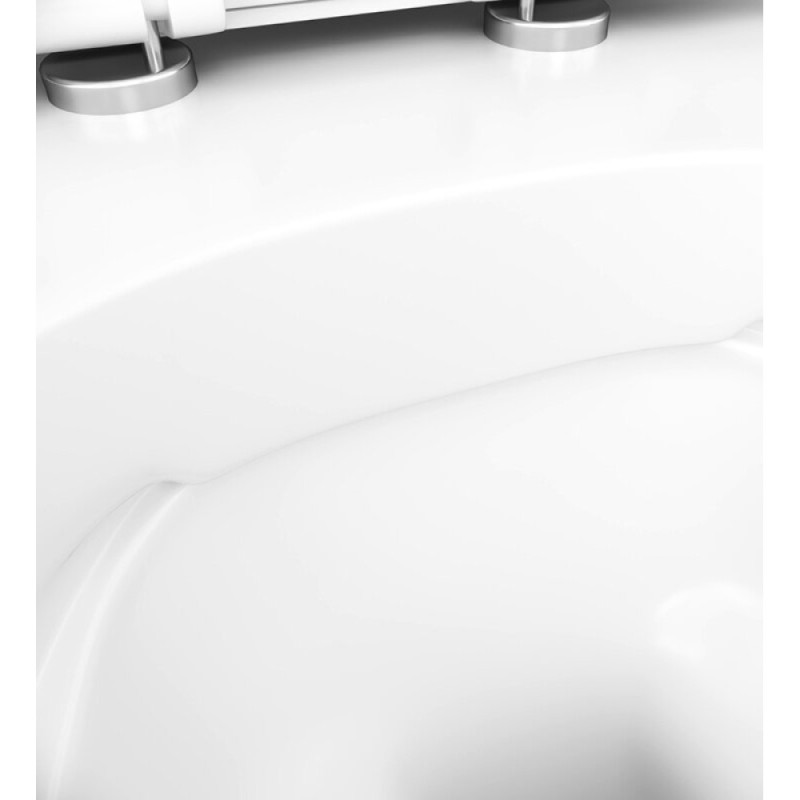 Подвесной унитаз Am.Pm Like C801700SC FlashClean, безободковый, с сиденьем микролифт