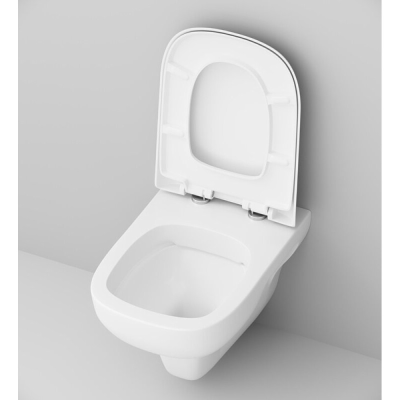 Подвесной унитаз Am.Pm Like C801700SC FlashClean, безободковый, с сиденьем микролифт