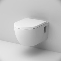 Подвесной унитаз Am.Pm Like FlashClean, безободковый, крышка-микролифт, C801701SC