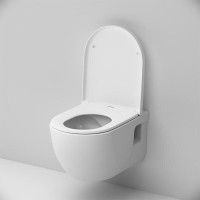 Подвесной унитаз Am.Pm Like FlashClean, безободковый, крышка-микролифт, C801701SC