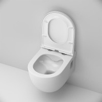 Подвесной унитаз Am.Pm Like FlashClean, безободковый, крышка-микролифт, C801701SC