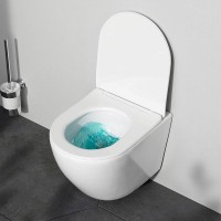 Подвесной унитаз Am.Pm Like C801900SC AquaSpin, безободковый, с сиденьем микролифт