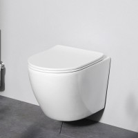 Подвесной унитаз Am.Pm Like C801900SC AquaSpin, безободковый, с сиденьем микролифт
