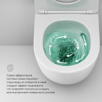 Подвесной унитаз Am.Pm Like C801900SC AquaSpin, безободковый, с сиденьем микролифт