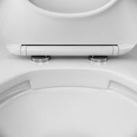 Унитаз подвесной Am.Pm X-Joy, безободковый, сиденье микролифт, белый, C851700SC