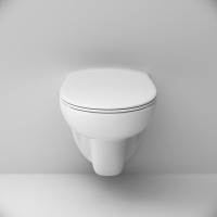 Унитаз подвесной Am.Pm X-Joy, безободковый, сиденье микролифт, белый, C851700SC