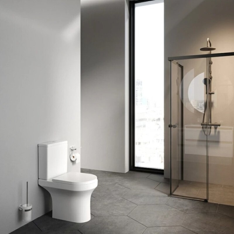 Напольный унитаз-компакт Am.Pm X-Joy 2.0 C85A8601SC, безободковый, с сиденьем микролифт, белый