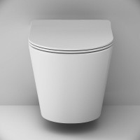 Унитаз подвесной Am.Pm Sunny C85C1701SC, безободковый, с сиденьем микролифт, белый